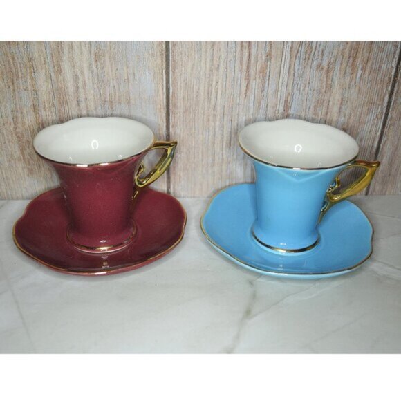 Ymm Demitasse Or Tea Cup And Saucer Set From Napoli Dining Entertaining - Picture 5 of 7